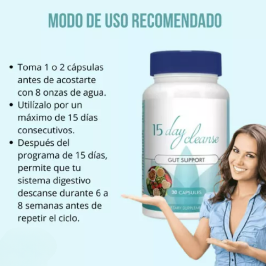 Desintoxicante Colon 15 Días De Limpieza