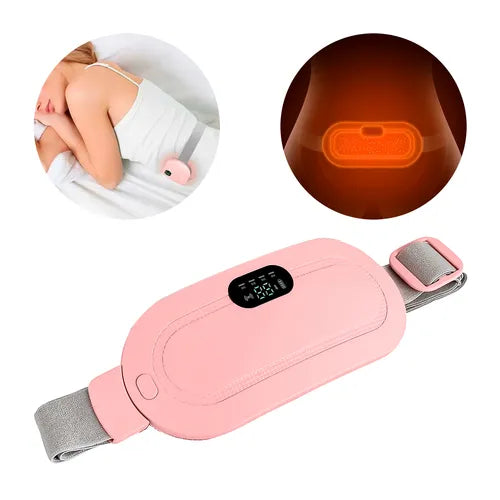 Cinturón para cólicos menstruales con calor y masaje
