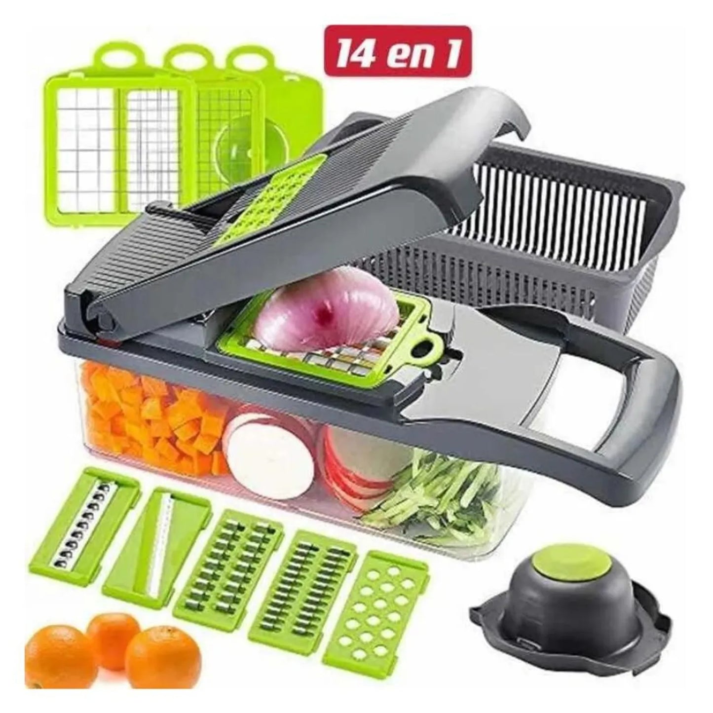 Picador y cortador de verduras y frutas
